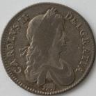 SHILLINGS 1666  CHARLES II 1ST BUST VARIETY ELEPHANT BELOW EXTREMELY RARE GF
