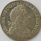 SHILLINGS 1723  GEORGE I SSC C OVER SS ESC 1176A  UNC LUS