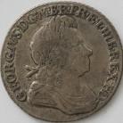 SHILLINGS 1723  GEORGE I SSC FRENCH ARMS AT DATE VERY RARE ESC1177 NVF