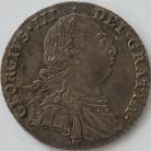 SHILLINGS 1787  GEORGE III WITH HEARTS UNC.T.