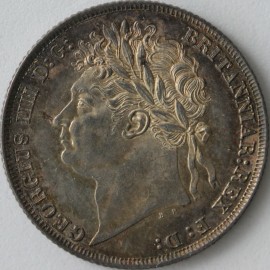 SHILLINGS 1824  GEORGE IV  GEF