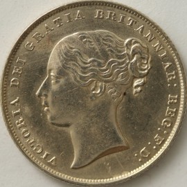 SHILLINGS 1856  VICTORIA  BU