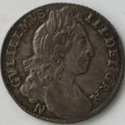 SIXPENCES 1696 N WILLIAM III NORWICH 1ST BUST 1ST HARP ADJUSTMENT MARKS GVF 