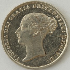 SIXPENCES 1858  VICTORIA  BU