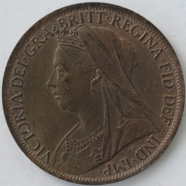 PENNIES 1901  VICTORIA  UNC.T.