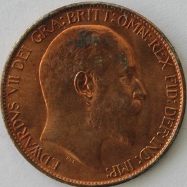 HALFPENCE 1905  EDWARD VII SUPERB MINT STATE MS