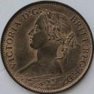 FARTHINGS 1862  VICTORIA SLOPING 2 SCARCE  UNC LUS 