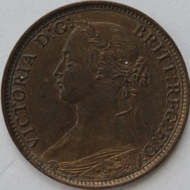 FARTHINGS 1862  VICTORIA SLOPING 2   NUNC.T. 