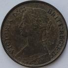 FARTHINGS 1872  VICTORIA SCARCE UNC T.
