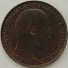 FARTHINGS 1904  EDWARD VII RARE IN THIS GRADE SUPERB TONED UNC
