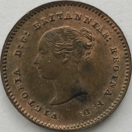 QUARTER FARTHINGS 1852  VICTORIA  UNC LUS