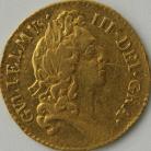HALF GUINEAS 1698  WILLIAM III WILLIAM III LAUREATE BUST SCRATCH ON OBVERSE GVF