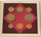 ROYAL MINT - UNCIRCULATED SETS 1993  Elizabeth II ONE POUND TO 1P (8 Coins) includes two 50P's scarce BU