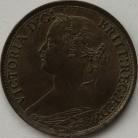 FARTHINGS 1864  VICTORIA WITHOUT SERIF F511  UNC T