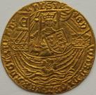 HAMMERED GOLD 1461 -1470 EDWARD IV RYAL (ROSE-NOBLE) TOWER MINT TYPE VII LIGHT COINAGE LARGE FLEURS IN SPANDRELS LONDON MM CROWN A SUPERB PORTRAIT NEF