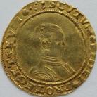 HAMMERED GOLD 1549 -1550 EDWARD VI HALF SOVEREIGN 2ND PERIOD AS BOY KING SOUTHWARK MINT MM ARROW RARE LIGHT CREASE NVF