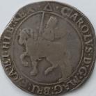 CHARLES I 1625 -1649 CHARLES I HALFCROWN. TOWER mint. Group III. Type 3a2. Cloak flying from kings shoulder. Rev. Oval garnished shield. MM Triangle. NVF/VF
